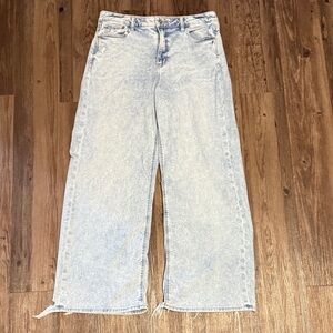 American Eagle Outfitters Light Blue Baggy Leg Jeans